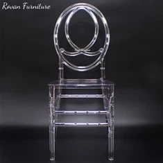 Kirkas muovinen Phoenix-häätuoli